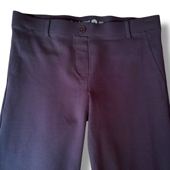 Betabrand Women Classic Dress Yoga Pant Sz Medium Navy Blue Straight Leg Pull On - Picture 8 of 11